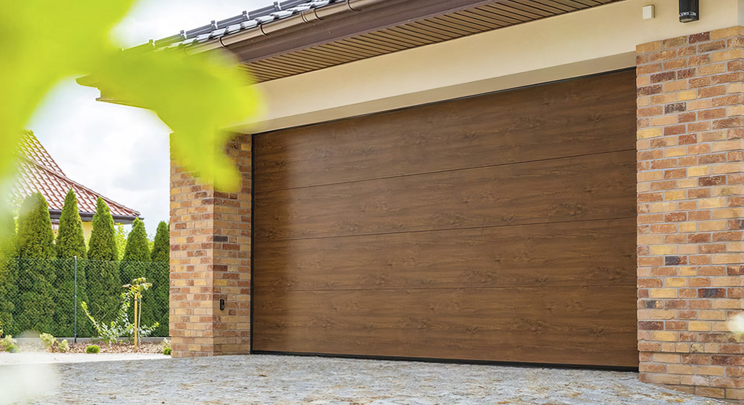 Ворота из сэндвич-панели 